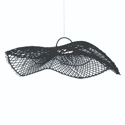 imagen del producto "Lampara ancha negra"