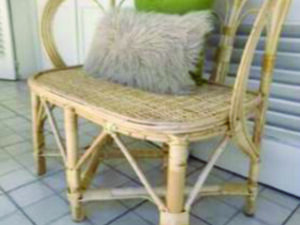 sillón doble MDQ asiento tejido