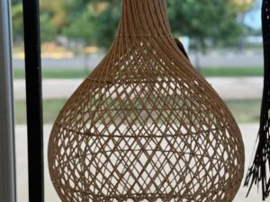 lampara de ratan gota