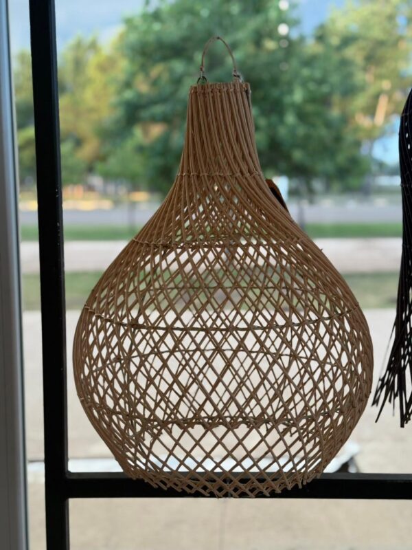 lampara de ratan gota